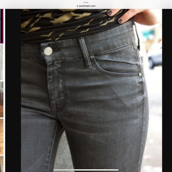 MOTHER Denim - Mother the looker lies and shadows skinny jeans